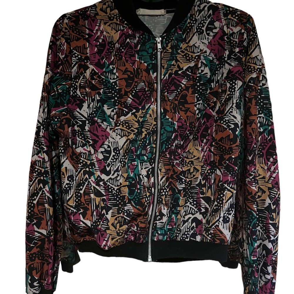 One & Only Urban Outfitters UO MultiColored Bomber Jacket S